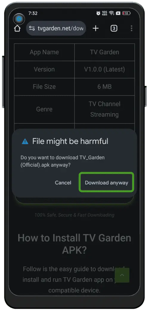 Download Live TV App