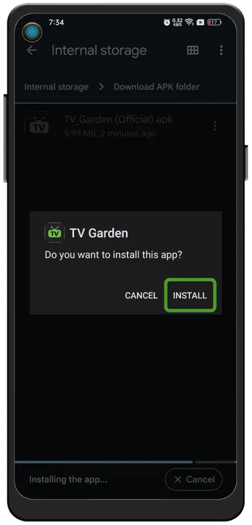 Install and Launch Live TV